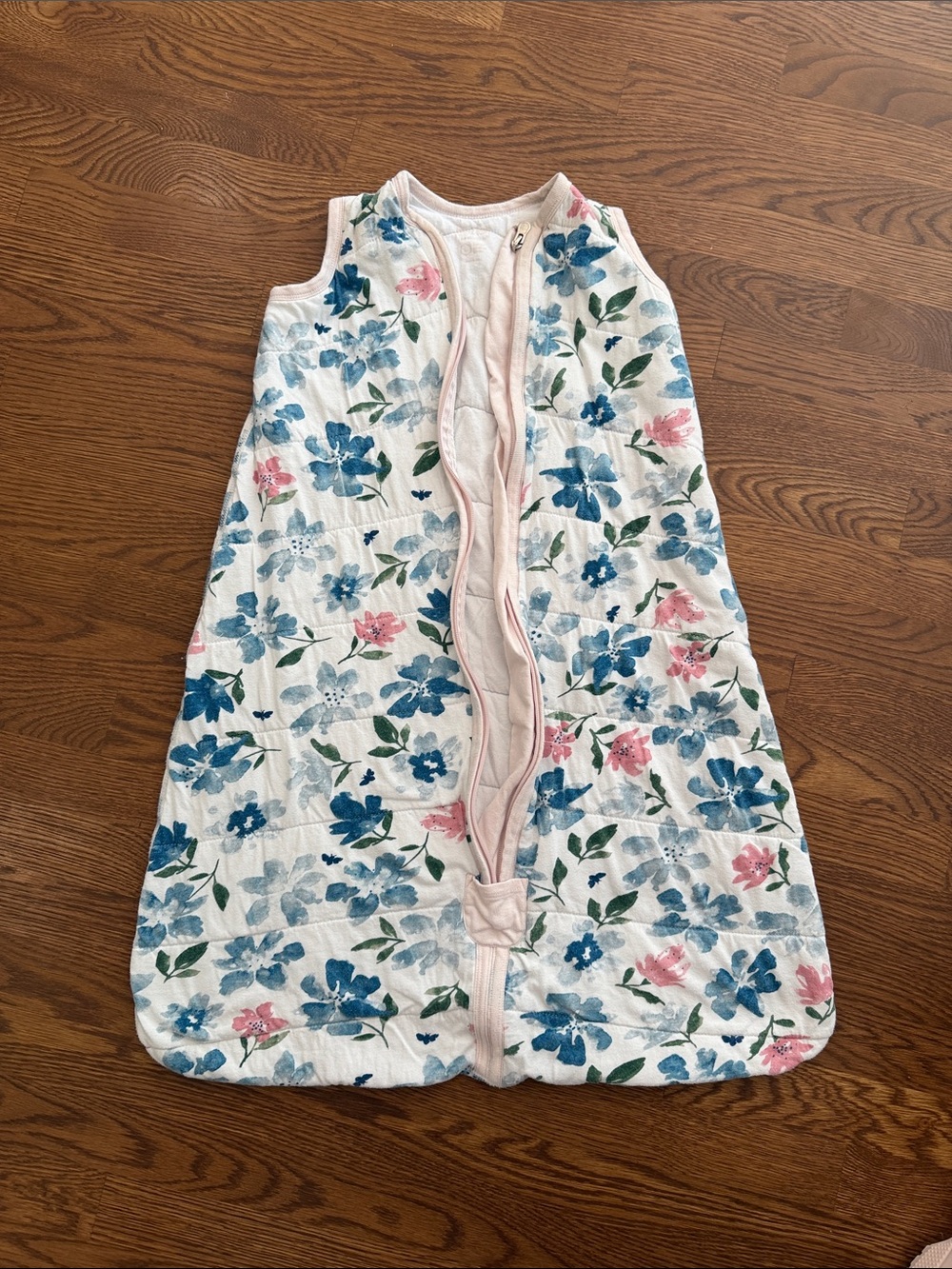 Floral Burts Bees Sleeveless Sleep Sack - L